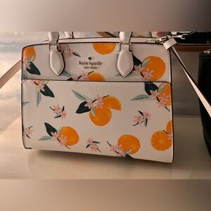 Madison Orange Kate Spade Medium Satchel